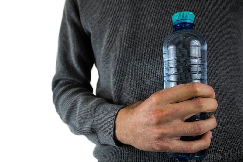Plastic Bottle Art Installation